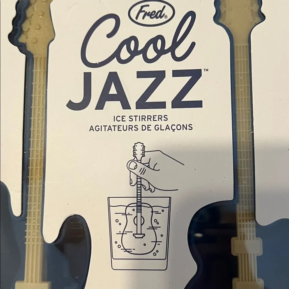 Fred Cool Jazz NIB Guitar Shaped Ice Cube Tray